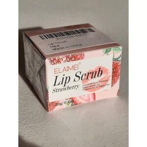Lip Scrub Natural Lip Repair Treatment Exfoliater Strawberry Flavor